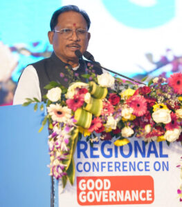 Chhattisgarh CM Vishnu Dev Sai at Good Goveance Conference