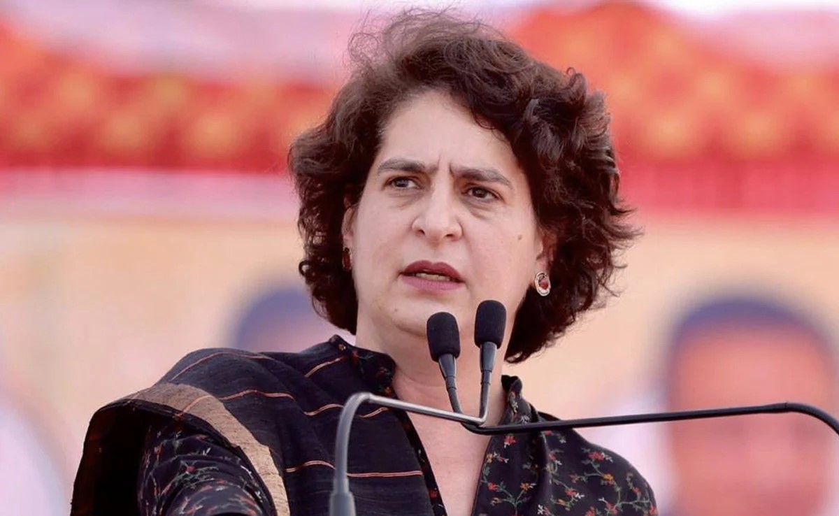 Constitution copy in hand, Priyanka Gandhi takes oath as Lok Sabha MP