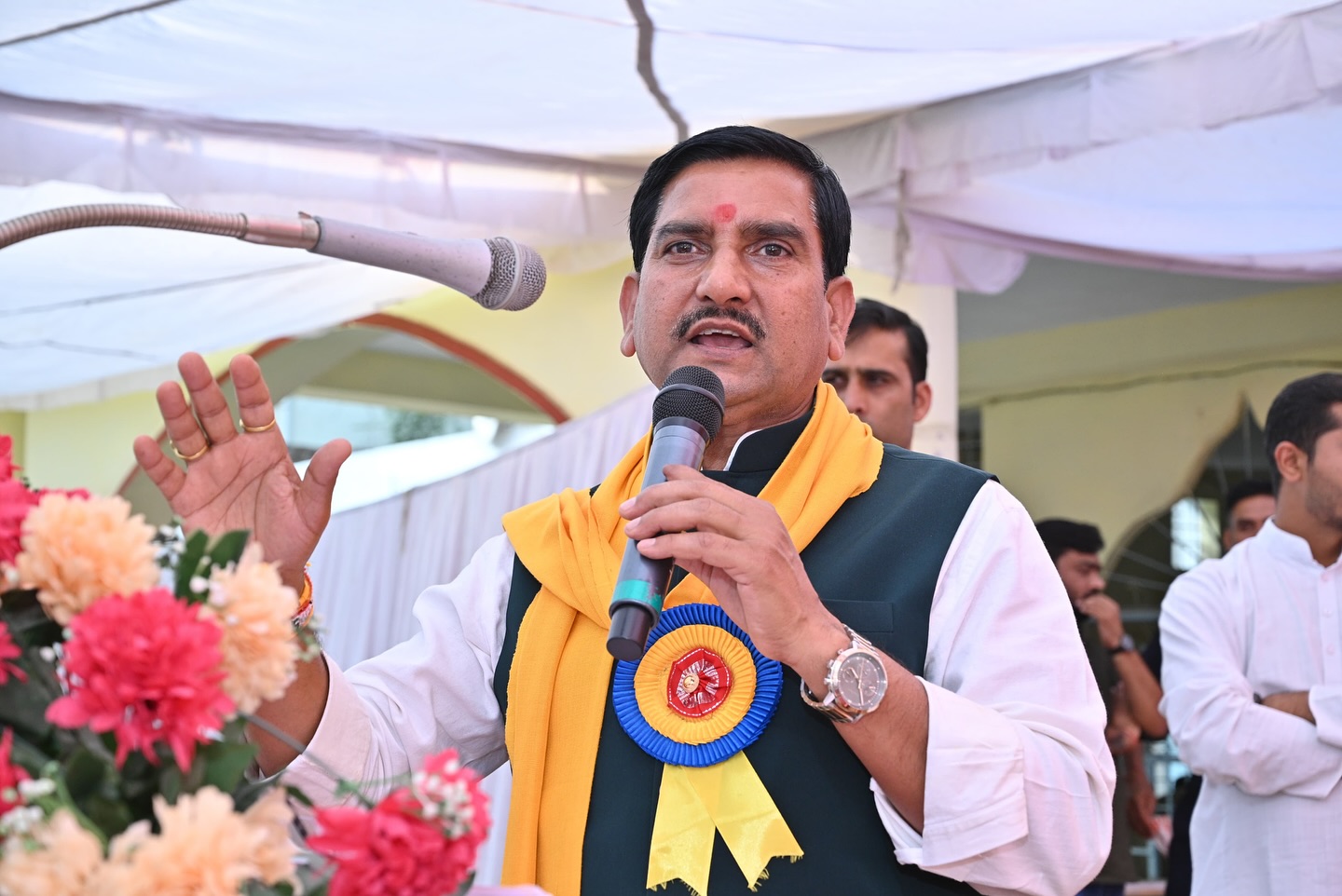 Union Minister Tokhan Sahu discusses about Bilaspur Airport with Union Aviation Minister