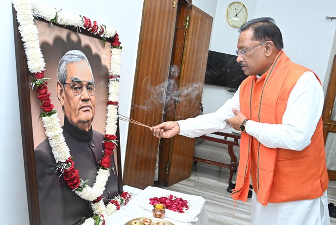Vajpayee gave us pride of writing ‘Chhattisgarh’ on our address: CM Sai