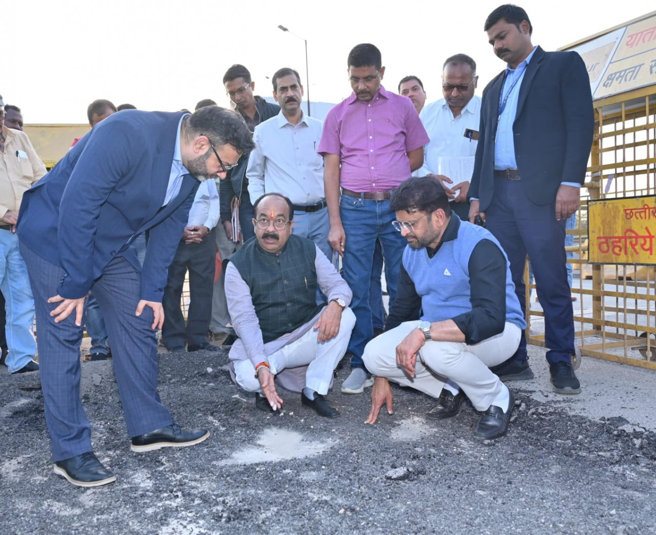 Dy CM not happy with the pace of construction works of National Highway