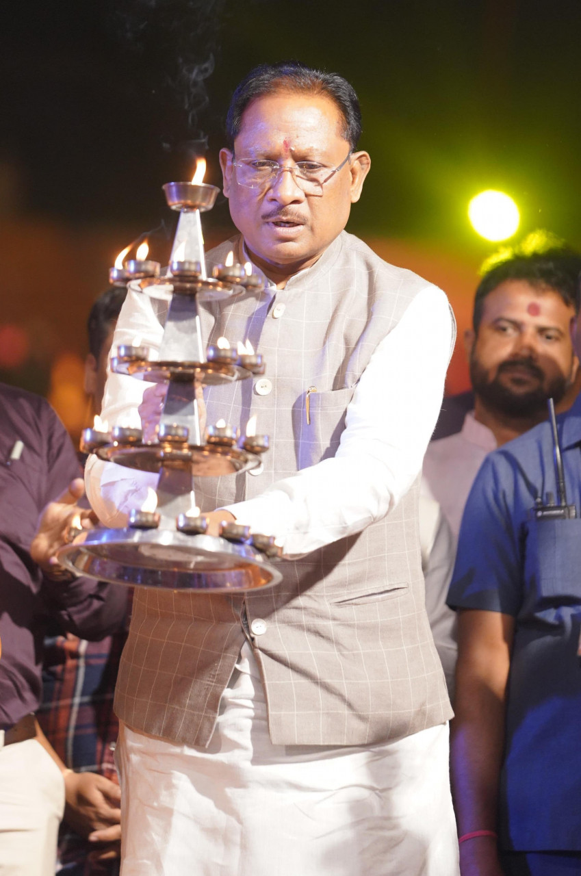 Chief Minister Sai pays tribute to spiritual and cultural heritage of Chhattisgarh