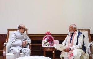 Chhattisgarh Governor Ramen Deka met Prime Minister Narendra Modi