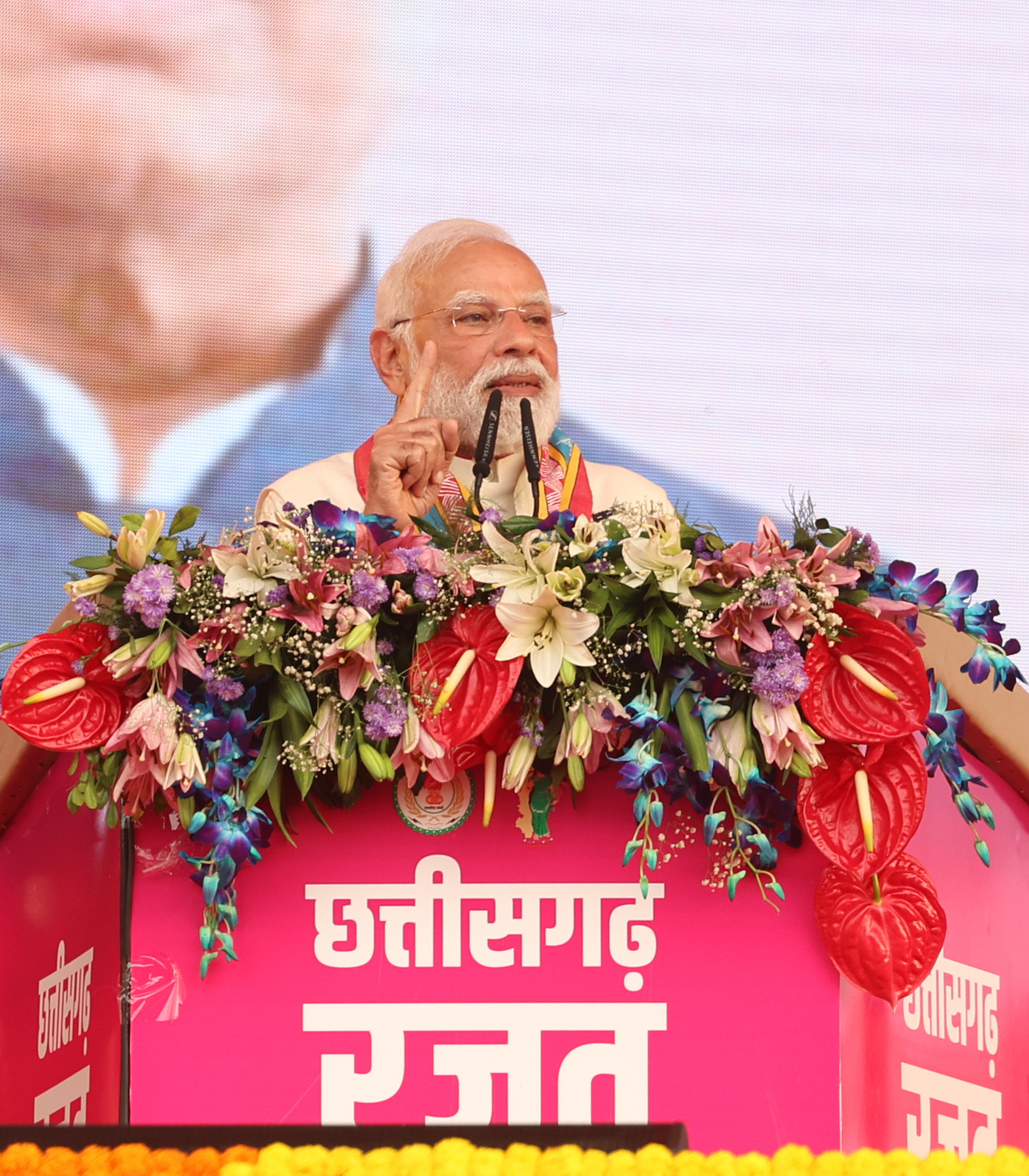 PM Narendra Modi addressing Chhattisgarh Rajat Mahotshav on November 01, 2025
