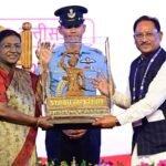 President Droupadi Murmi in Ambikapur on 20 November 2025
